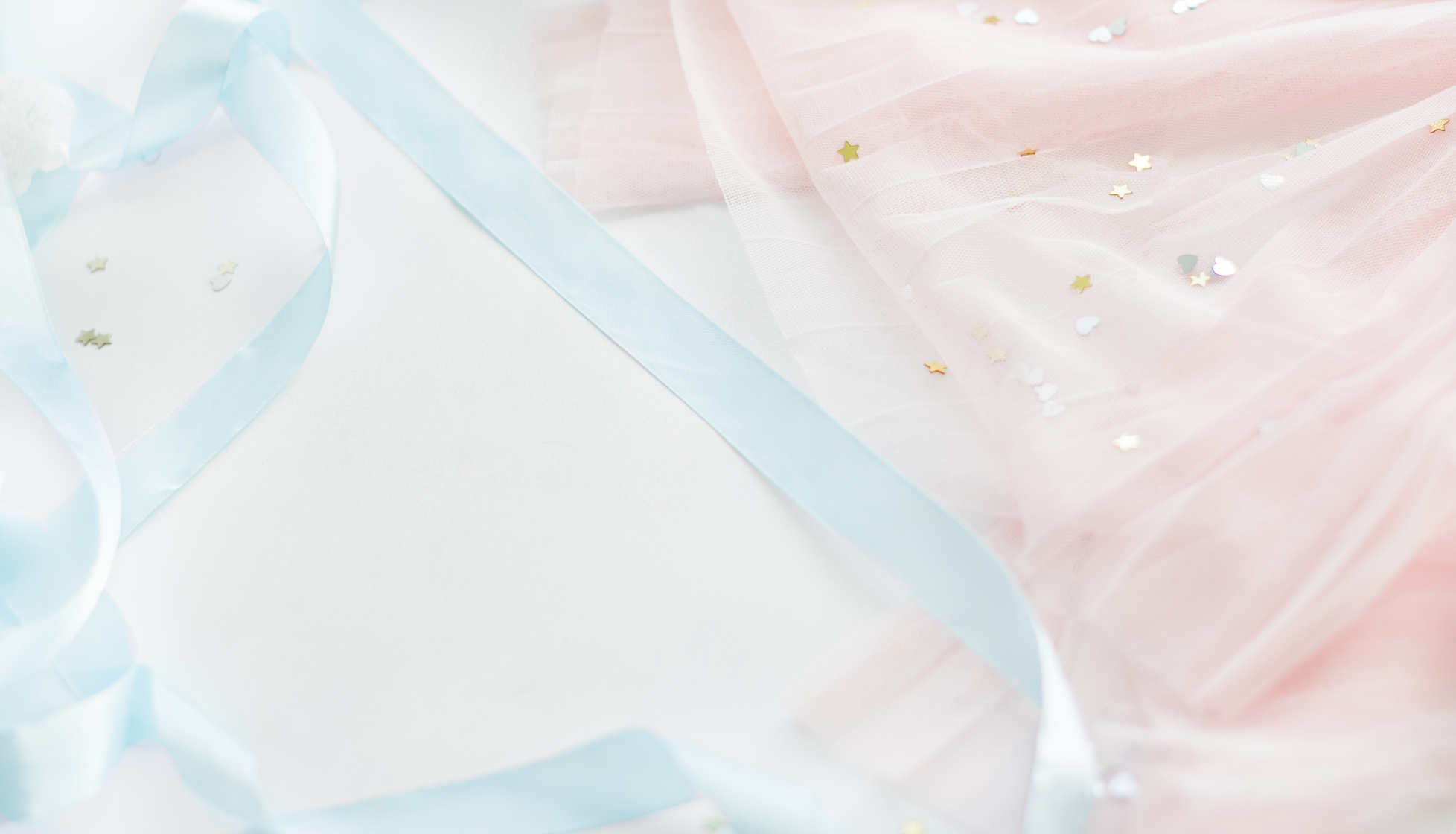 Pastel Colored Fabrics On White Background